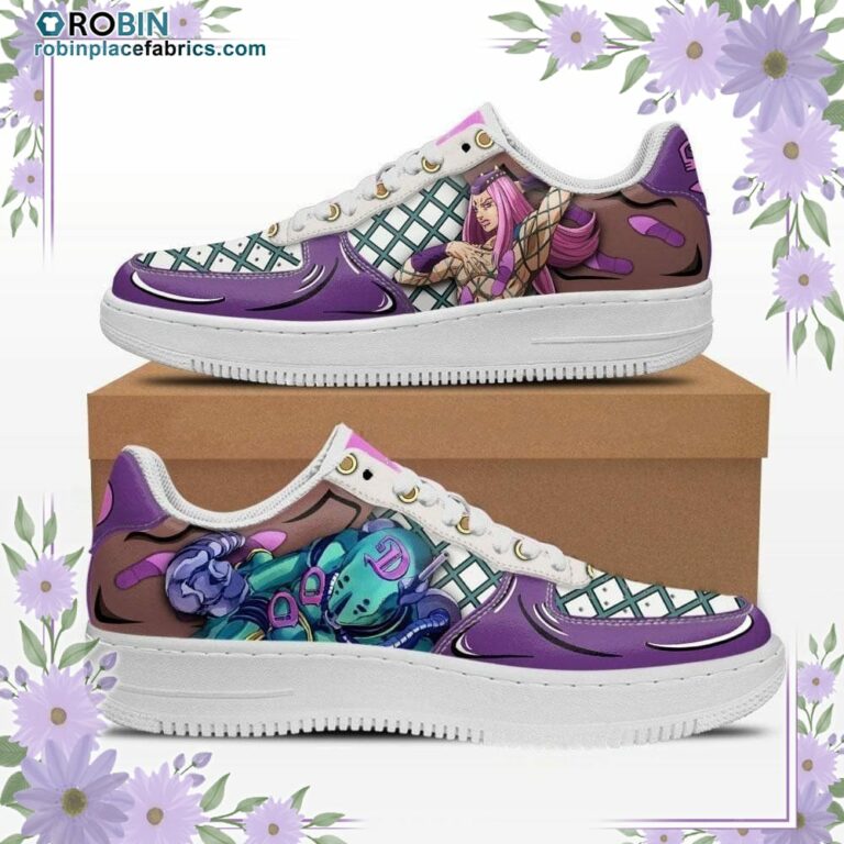 Narciso Anasui Air Sneakers Custom Anime JoJo’s Bizarre Adventure Shoes
