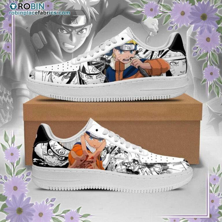 Naruto Uzumaki Air Sneakers Mixed Manga Style Anime Shoes