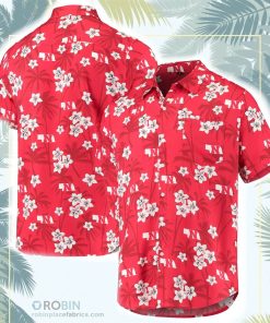 Nebraska Huskers College Floral Button-Up Shirt Nebraska Huskers College Floral Button-Up Shirt