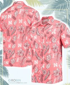Nebraska Huskers Vintage Floral Button-Up Shirt Nebraska Huskers Vintage Floral Button-Up Shirt