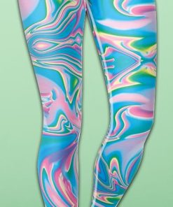 Neon Psychedelic Yoga Leggings