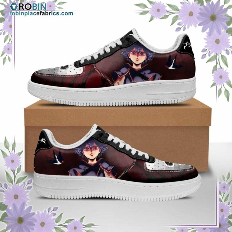 Nero Air Sneakers Black Bull Knight Black Clover Anime Shoes