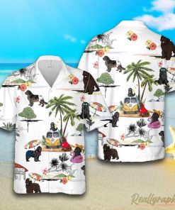Newfoundland Beach Hawaiian Shirt, Short Sleeve Button Up Shirt Newfoundland Beach Hawaiian Shirt, Short Sleeve Button Up Shirt