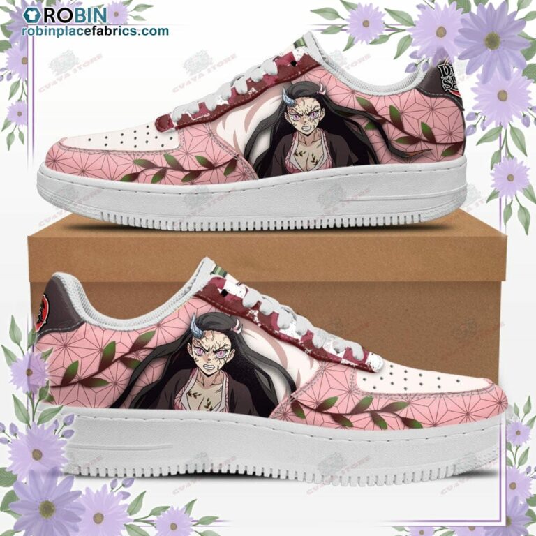 Nezuko Demon Form Air Sneakers Custom Demon Slayer Anime Shoes