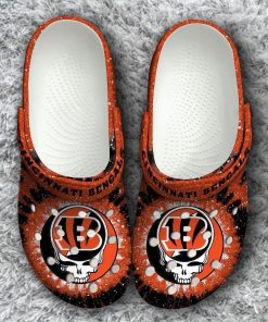 Nfl Cincinnati Bengals Grateful Dead Classic  Crocs – Classic Clog