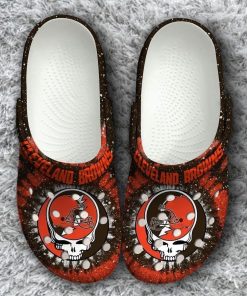 Nfl Cleveland Browns Grateful Dead Classic Unisex Crocs