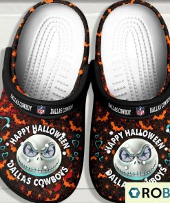 NFL Dallas Cowboy Halloween Jack Skellington Classic Clogs