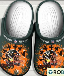 NFL Green Bay Packers Helmet Halloween Classic Clogs