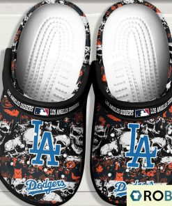 NFL Los Angeles Dodgers Halloween Skull Classic Clogs NFL Los Angeles Dodgers Halloween Skull Classic Clogs