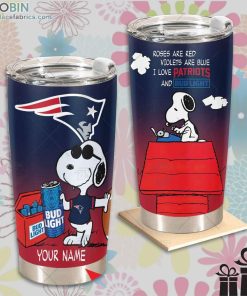 nfl new england patriots tumbler snoopy bud light beer lover tumbler 305 QOtRF