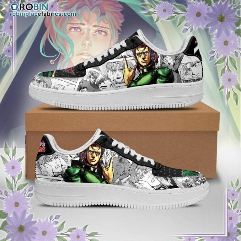 Noriaki Kakyoin Air Sneakers Manga Style JoJo’s Anime Shoes