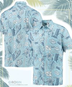North Carolina Tar Heels Vintage Floral Button-Up Shirt North Carolina Tar Heels Vintage Floral Button-Up Shirt