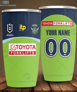 Personalise NRL Canberra Raiders Home Jersey Tumbler