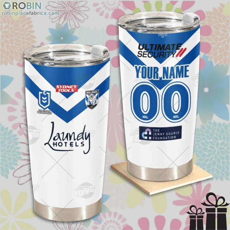Personalise NRL Canterbury-Bankstown Bulldogs Home Jersey Tumbler