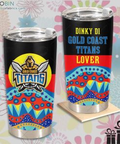 nrl dinky di gold coast titans lover aboriginal flag x indigenoustumbler 53 JrRRK