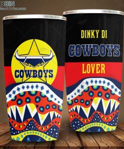 NRL Dinky Di North Queensland Cowboys Lover Aboriginal Flag x Indigenous Stainless Steel Tumbler NRL Dinky Di North Queensland Cowboys Lover Aboriginal Flag x Indigenous Stainless Steel Tumbler
