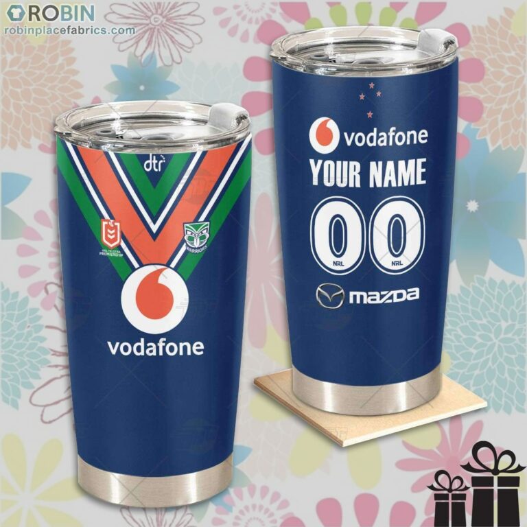 Personalise NRL New Zealand Warriors Home Jersey Tumbler