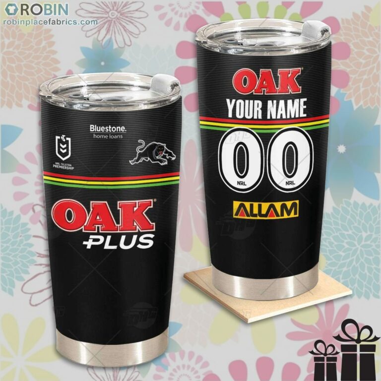 Personalise NRL Penrith Panthers Home Jersey Tumbler