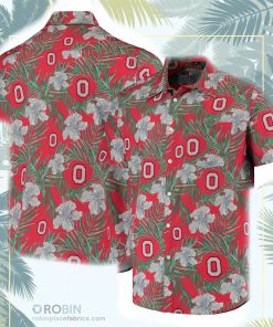 Ohio State Buckeyes Floral Button-Up Shirt Ohio State Buckeyes Floral Button-Up Shirt