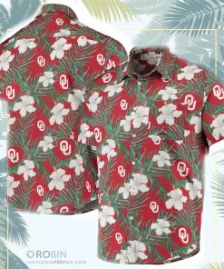 Oklahoma Sooners Floral Button-Up Shirt Oklahoma Sooners Floral Button-Up Shirt