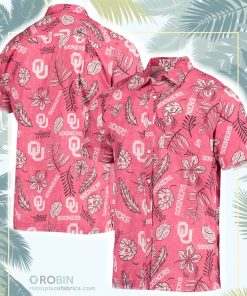Oklahoma Sooners Vintage Floral Button-Up Shirt