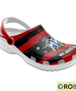Personalized MV Gusta Red Black Crocs