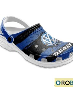 Personalized Volkswagen Black Blue Crocs