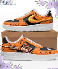 portgas d ace air sneakers custom fire anime one piece shoes 1 U6Tlx