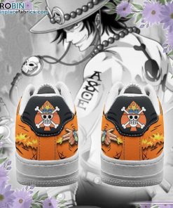 portgas d ace air sneakers custom fire anime one piece shoes 4 SFdPE