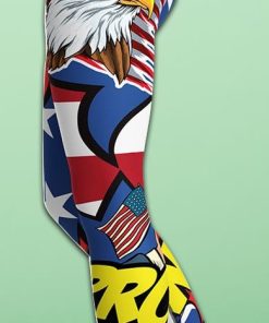 Proud American Pop Art Yoga Leggings