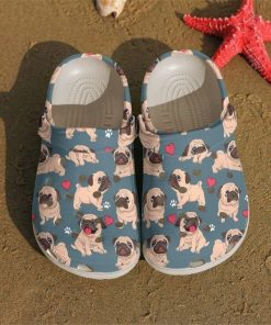 Pug I Love My Pugs Crocs – Classic Clog