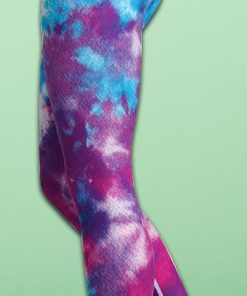 Purple Tie Dye Yoga Leggings