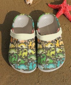Quilting Dinosaurs Pattern Crocs – Classic Clog Quilting Dinosaurs Pattern Crocs – Classic Clog