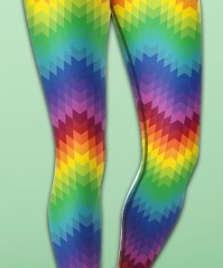 Rainbow Pattern Yoga Leggings