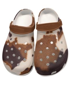 Realistic Cow Print Crocs Shoes Realistic Cow Print Crocs Shoes
