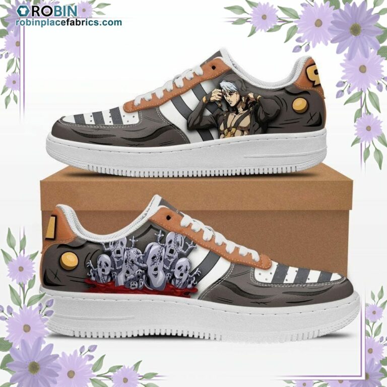 Risotto Nero Air Sneakers Custom Anime JoJo’s Bizarre Adventure Shoes