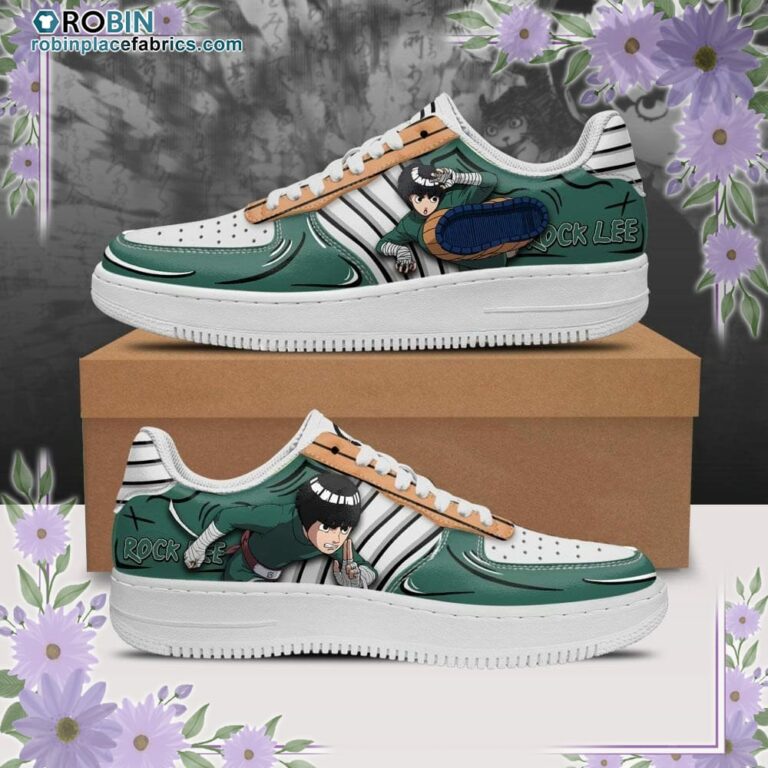 Rock Lee Air Sneakers Custom Anime Shoes