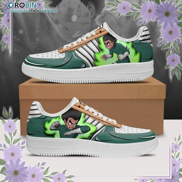 Rock Lee Air Sneakers Taijutsu Custom Anime Shoes