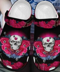 Roses Skullcap Butterfly Cool Crocs – Classic Clog