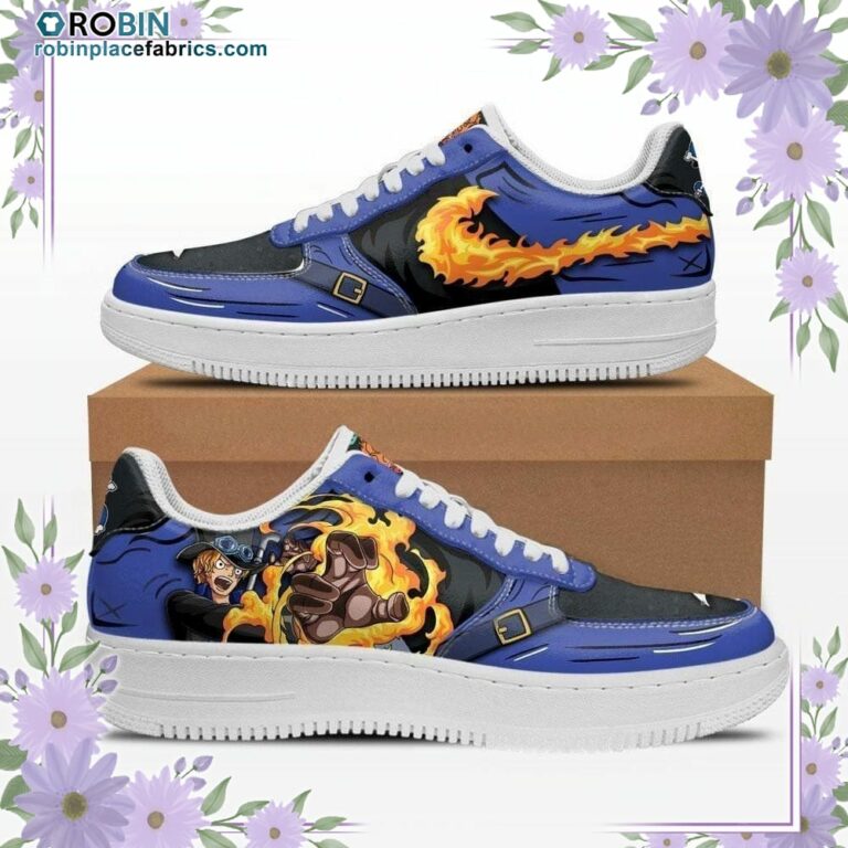Sabo Air Sneakers Custom Mera Mera One Piece Anime Shoes