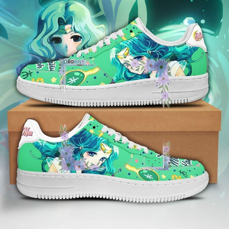 Sailor Neptune Air Sneakers Custom Anime Sailor Moon Shoes