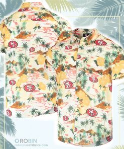 San Francisco 49ers Paradise Floral Button-Up Shirt San Francisco 49ers Paradise Floral Button-Up Shirt