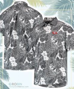 San Francisco 49ers Tommy Bahama Coconut Point Playa Floral Button-Up Shirt San Francisco 49ers Tommy Bahama Coconut Point Playa Floral Button-Up Shirt