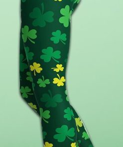Shamrock Pattern Yoga Leggings