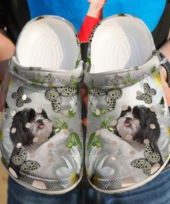 Shih Tzu Daisy Crocs – Classic Clog