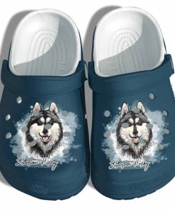 Siberian Husky Crocs – Classic Clog