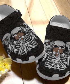 Skull Tattoo Hippie Crocs – Classic Clog