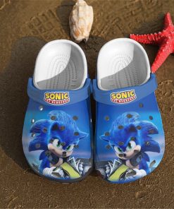 Sonic Cartoon Rubber Unisex Crocs
