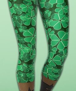 St. Patrick's Outfit Yoga Leggings