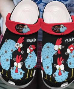 Team Crazy Chicken Lady Crocs – Classic Clog